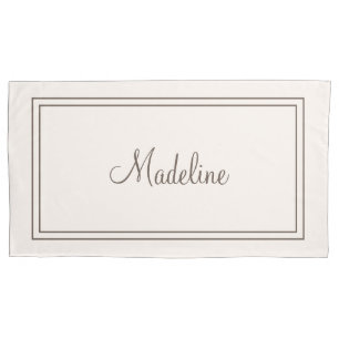 Personalized pillow case