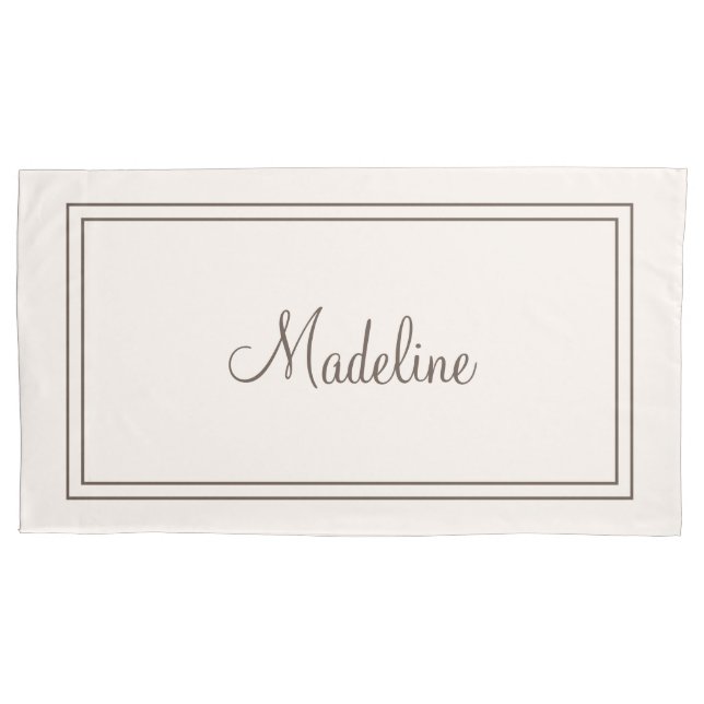 Personalized pillow case (Front-Left)