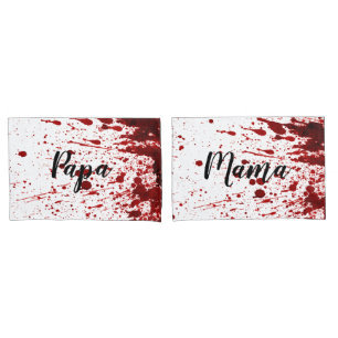 Personalized Pillow Cases Blood Splatter Vampire G