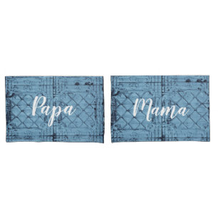 Personalized Pillow Cases Rustic Tin Panel Ceiling
