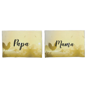 Personalized Pillow Cases Sunny Morning Farm Count