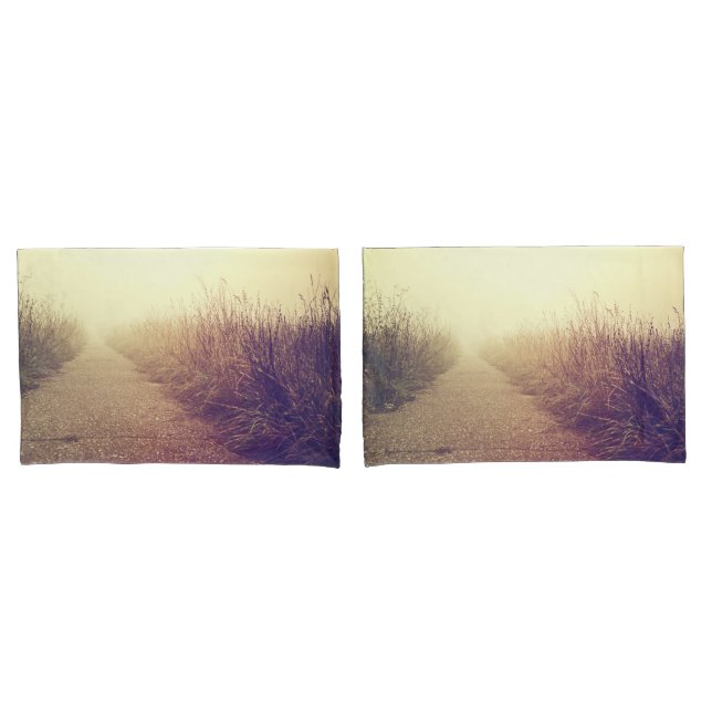 Personalized Pillow Cases Sunrise Pathway Walkway (Front-Set)