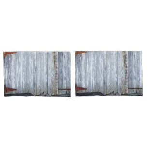 Personalized Pillow Cases White Wash Wood Barn Doo