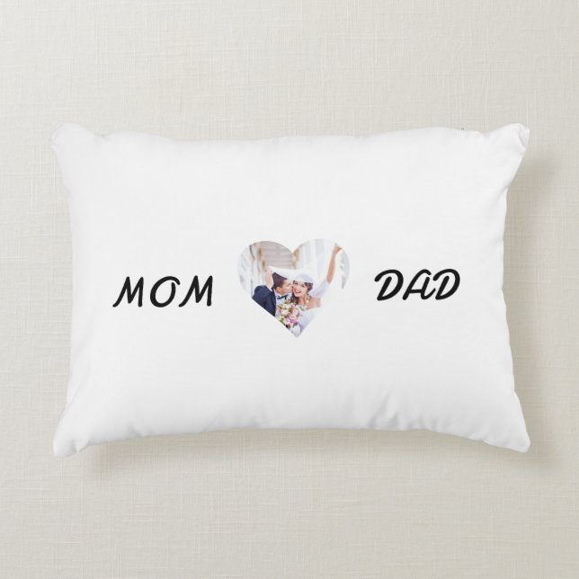 Personalized Pillow, Custom Photo Pillow (Front)