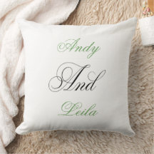Personalized pillow for couple