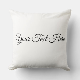 Personalized Pillow with Your Text 