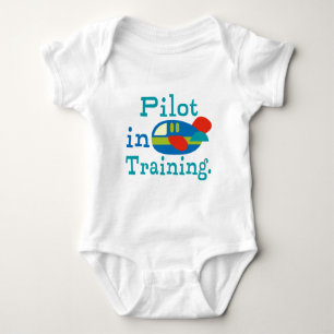 Personalized Pilot in Training Baby Bodysuit