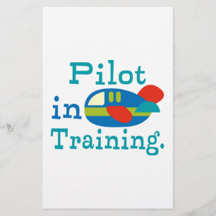 Personalized Pilot in Training Stationery
