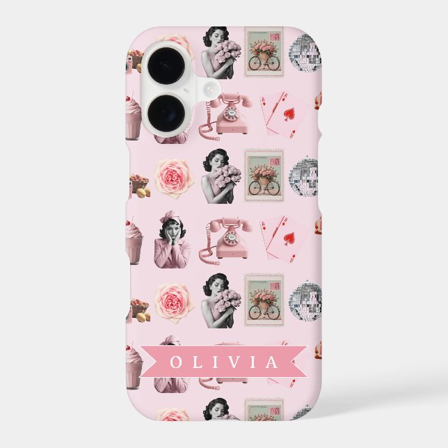 Personalized Pin-Up Glam Old Hollywood Retro (Back)