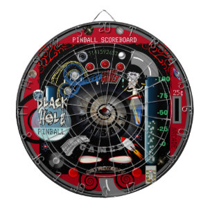 Personalized Pinball Black Hole Multi-Target Dartboard