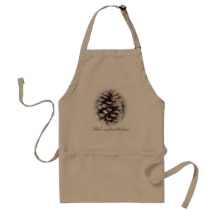 Personalized Pine Cone Apron