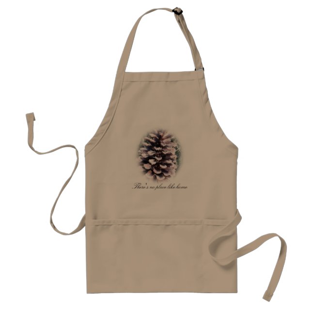 Personalized Pine Cone Apron (Front)