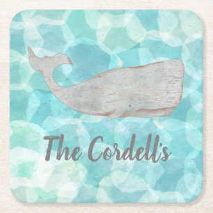 Personalized Pineapple Bar Drink Coasters 