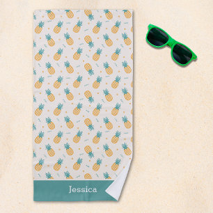 Personalized Pineapple Beach – Tropical Towel