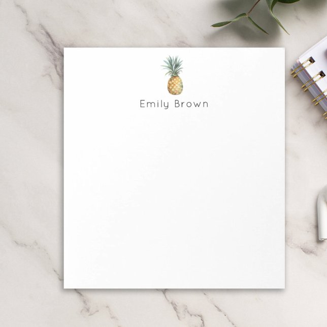 personalized pineapple notepads with name (Creator Uploaded)