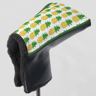 Personalized Pineapple Pattern Golf Putter Cover