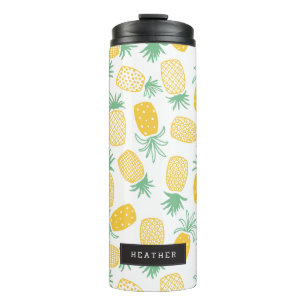 Personalized   Pineapples Thermal Tumbler