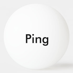 Personalized Ping Pong Ball