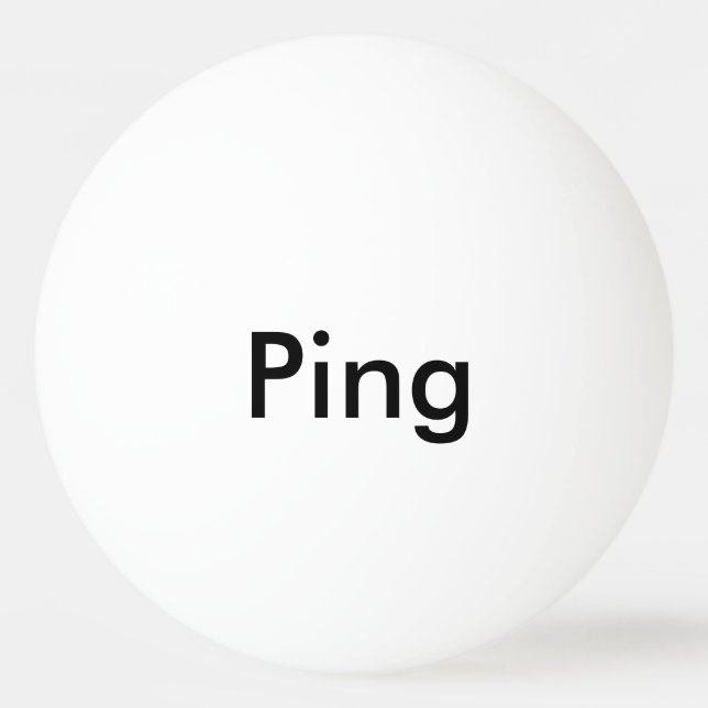 Personalized Ping Pong Ball (Front)