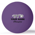 Personalized ping pong balls for table tennis game