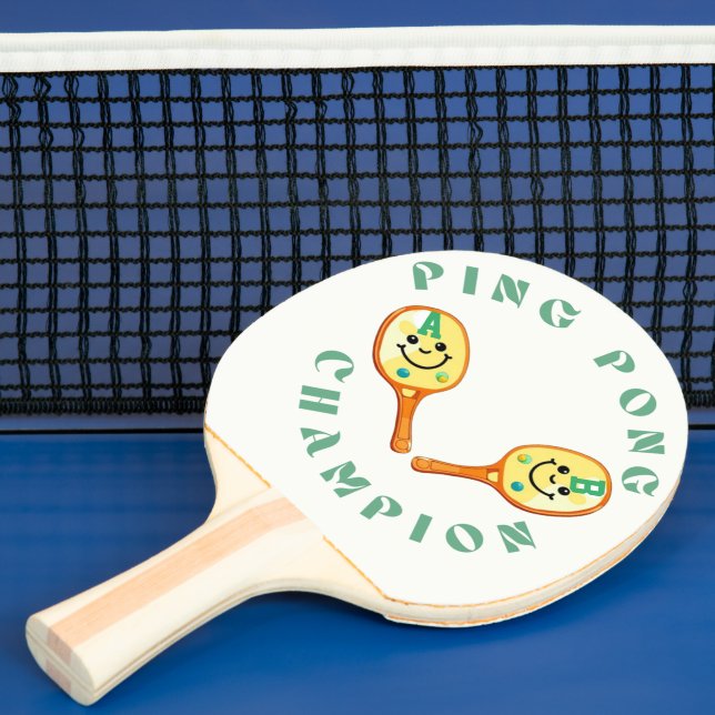 Personalized Ping Pong Champion Paddle (Insitu)