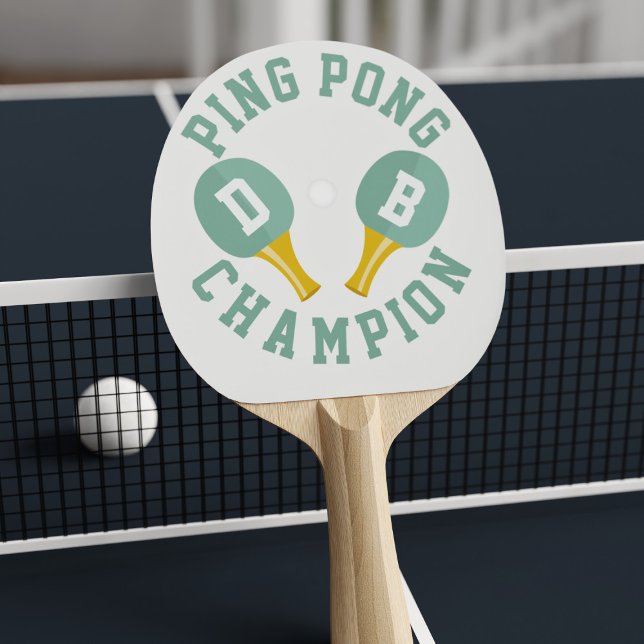 Personalized Ping Pong Champion Paddle (Creator Uploaded)