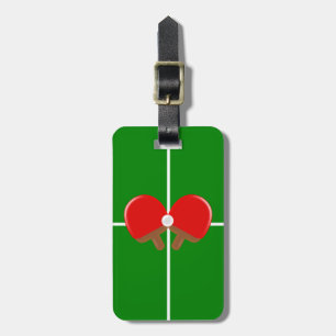 Personalized Ping Pong Luggage Tag