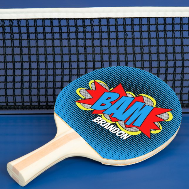Personalized Ping Pong Paddle With Retro Vibe (Insitu)