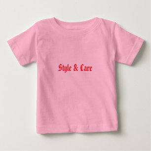 Personalized Pink Baby Fine Jersey T-Shirt