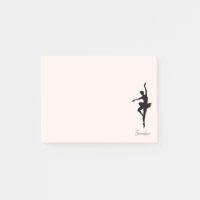 Personalized Pink Ballerina Dance Silhouette