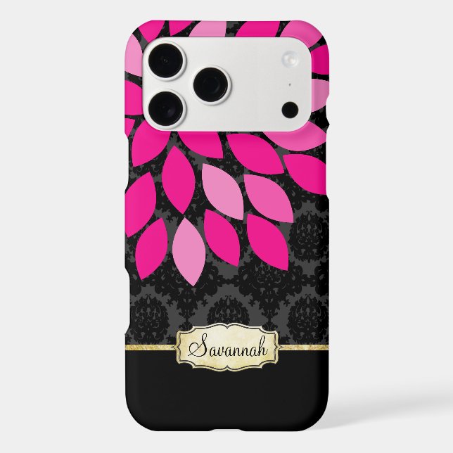 Personalized Pink Black and Gold (Back)