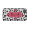 Personalized Pink Black Damask
