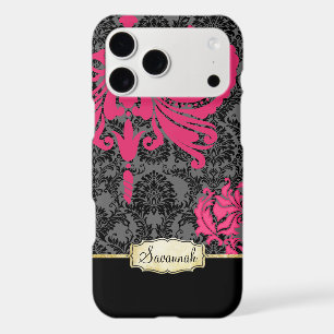 Personalized Pink Black Grey and Gold