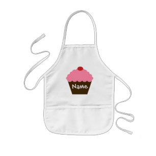 Personalized Pink Cupcake Apron