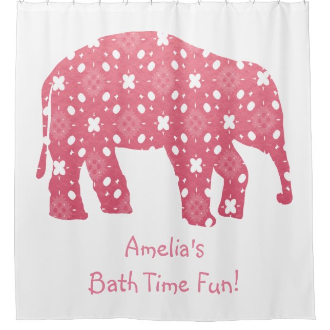 Personalized Pink Elephant  (Front)
