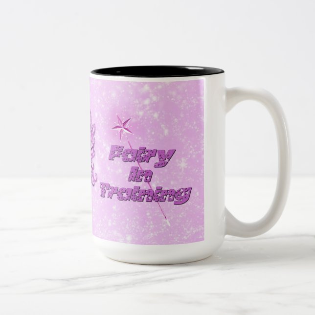 Personalized Pink Fairy In Training Mug (Right)