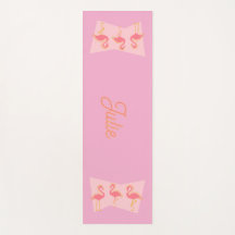 Personalized Pink Flamingo MCM Yoga Matt