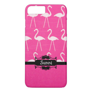 Personalized Pink Flamingo Phone Case