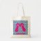 Personalized Pink Flip Flop Sandals Tote Bag