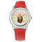 Personalized Pink Floral Red Panda Kid's Watch