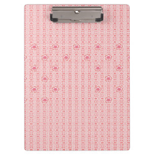 Personalized Pink Floral Teacher Clipboard