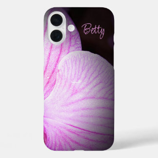 Personalized Pink Flower Apple iPhone Case