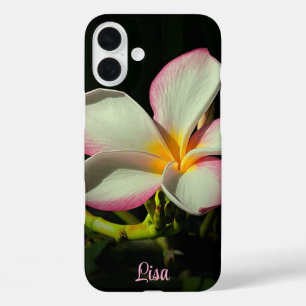 Personalized Pink Flower Apple iPhone Case