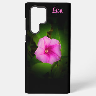 Personalized Pink Flower Samsung Case