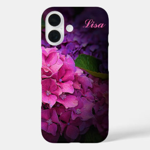 Personalized Pink Flower Sturdy iPhone Case