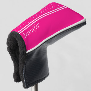 Personalized Pink Golf Head Cover