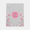 Personalized Pink Grey | Flowers Nursery Girl