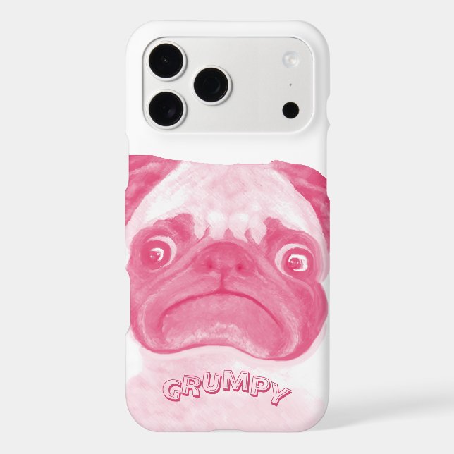 Personalized PINK Grumpy Puggy (Back)