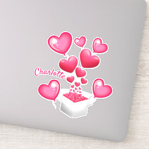Personalized Pink Hearts