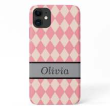 Personalized Pink iPhone Case For All Models